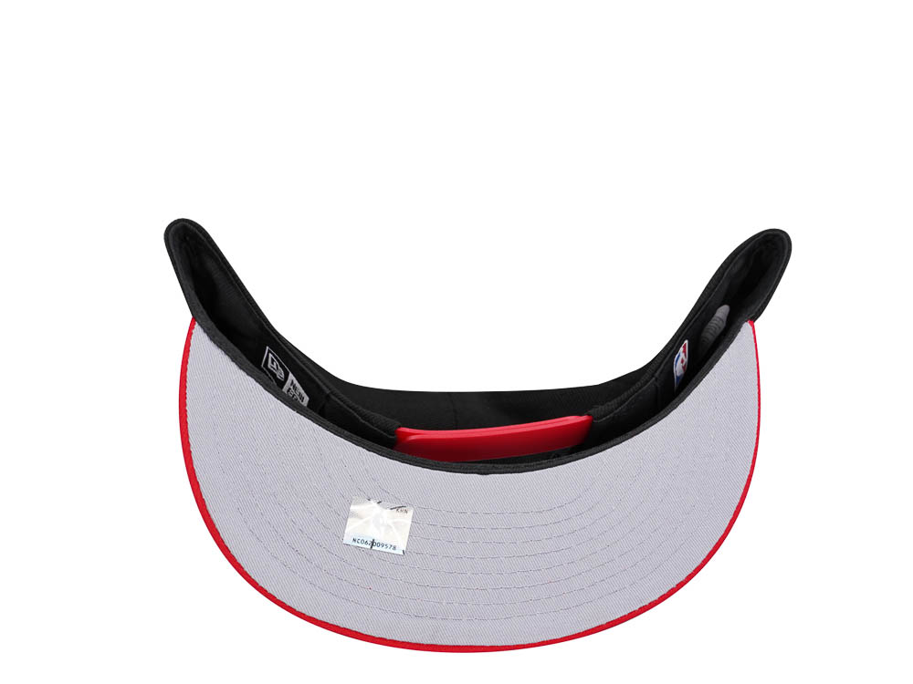 New Era Houston Rockets Black and Red Two Tone Edition 9Fifty Snapback Cap