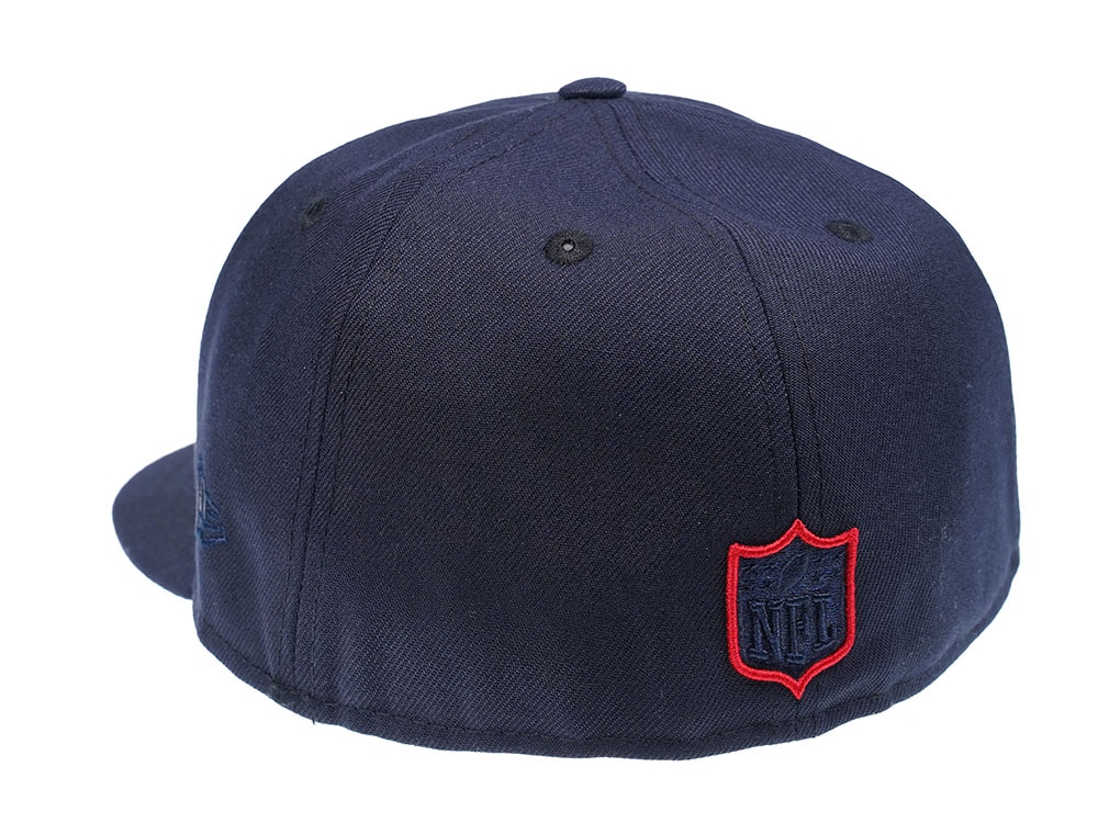 New Era New England Patriots Blue Tonal 59Fifty Fitted Cap