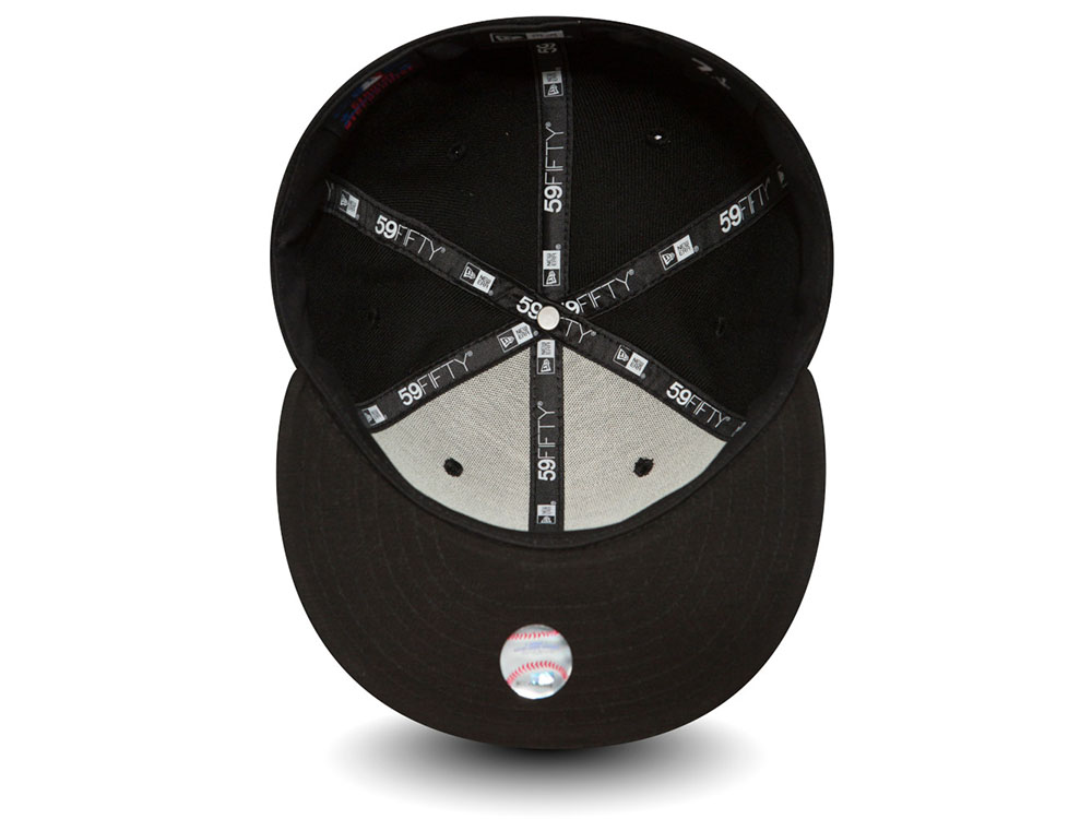 New Era Los Angeles Dodgers Plain Black Prime Edition 59Fifty Fitted Cap