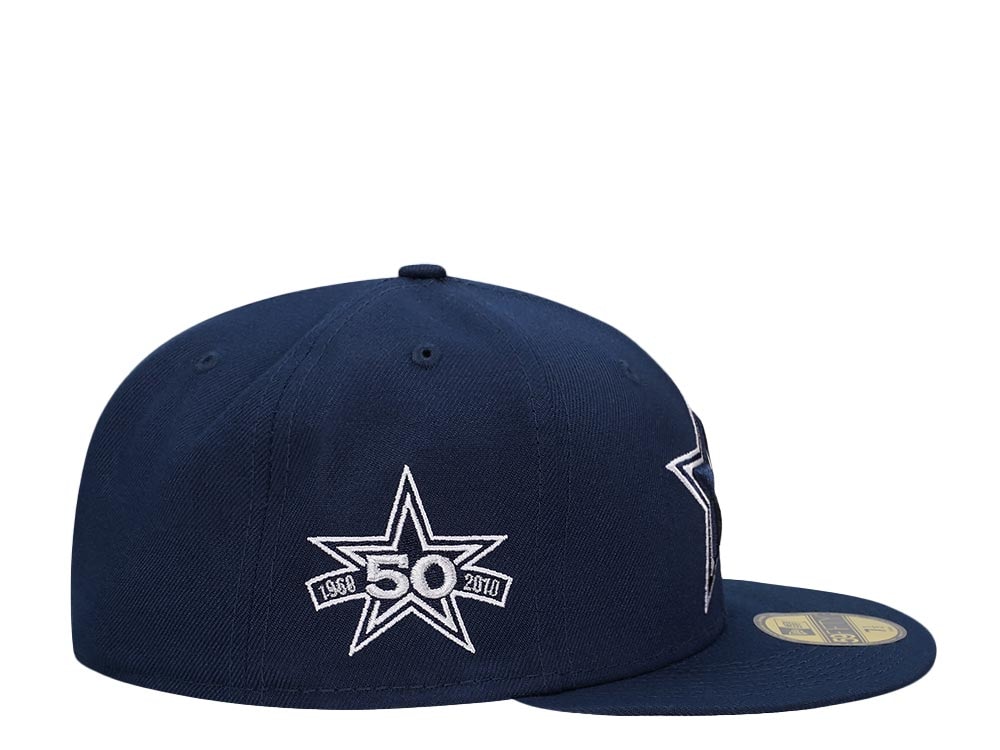 New Era Dallas Cowboys 50th Anniversary Navy Classic Edition 59Fifty Fitted Cap