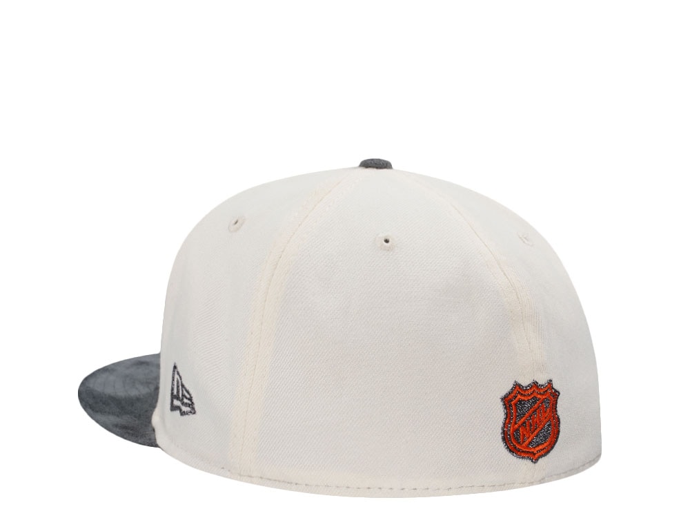 New Era Anaheim Ducks 10th Anniversary Chrome Two Tone Edition 59Fifty Fitted Cap