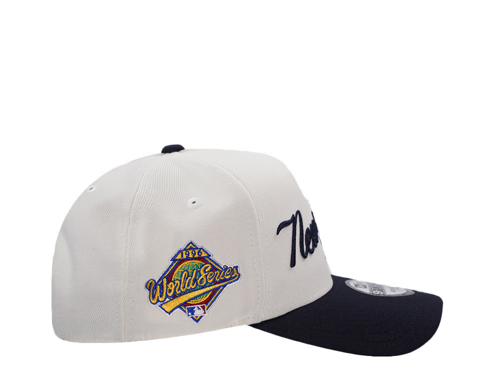 New Era New York Yankees World Series 1996 Chrome Two Tone Edition 9Forty A Frame Snapback Cap