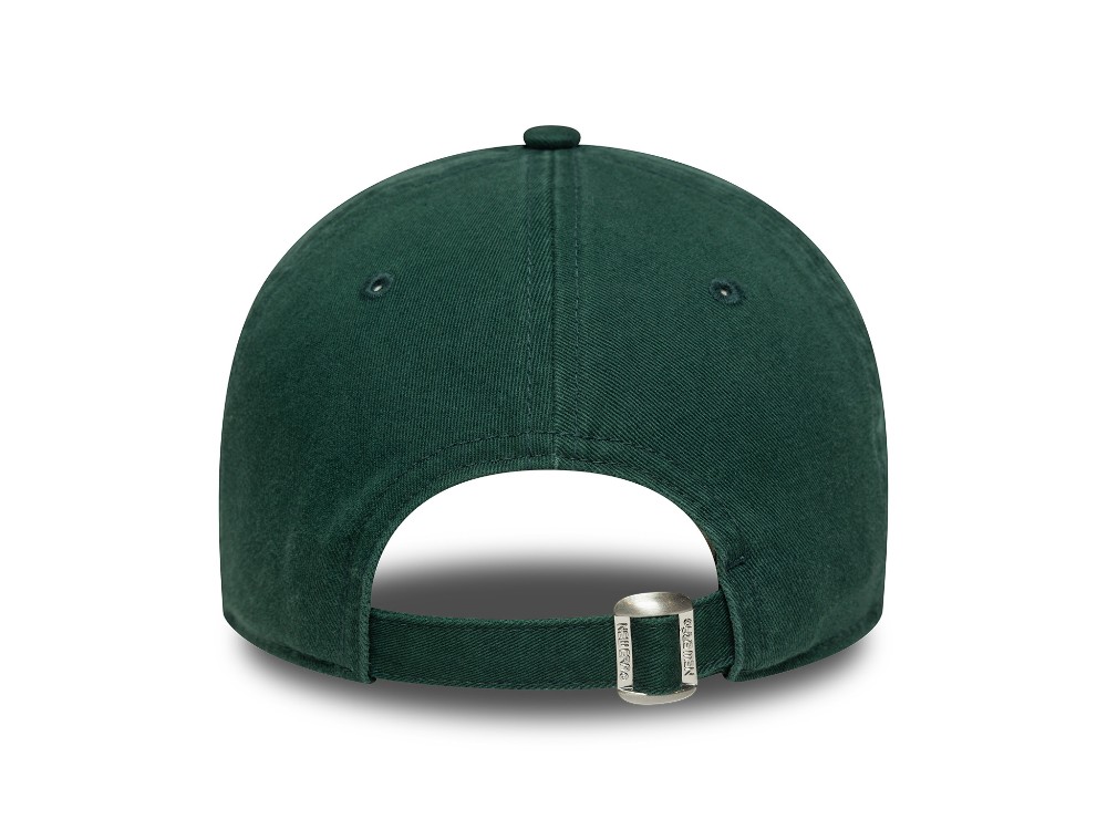 New Era Oakland Athletics Mini Logo Washed Dark Green 9Twenty Strapback Cap