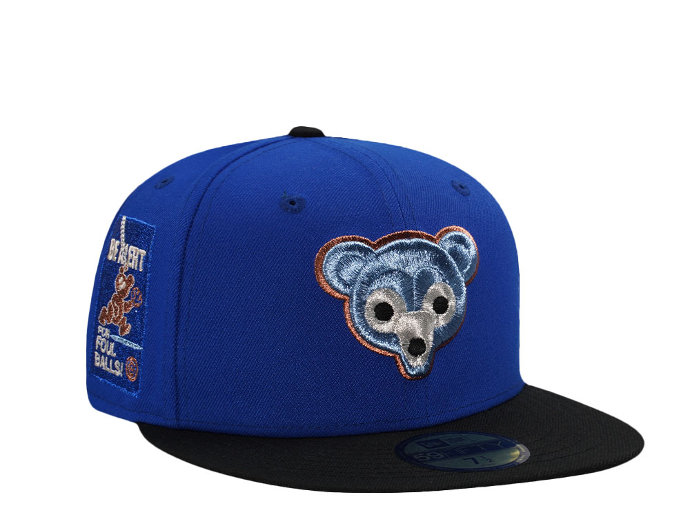 New Era Chicago Cubs Be Alert Blue Two Tone Throwback Edition 59Fifty Fitted Cap