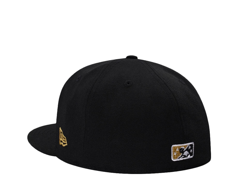 New Era Beaumont Golden Gators Black Wool Prime Edition  59Fifty Fitted Cap