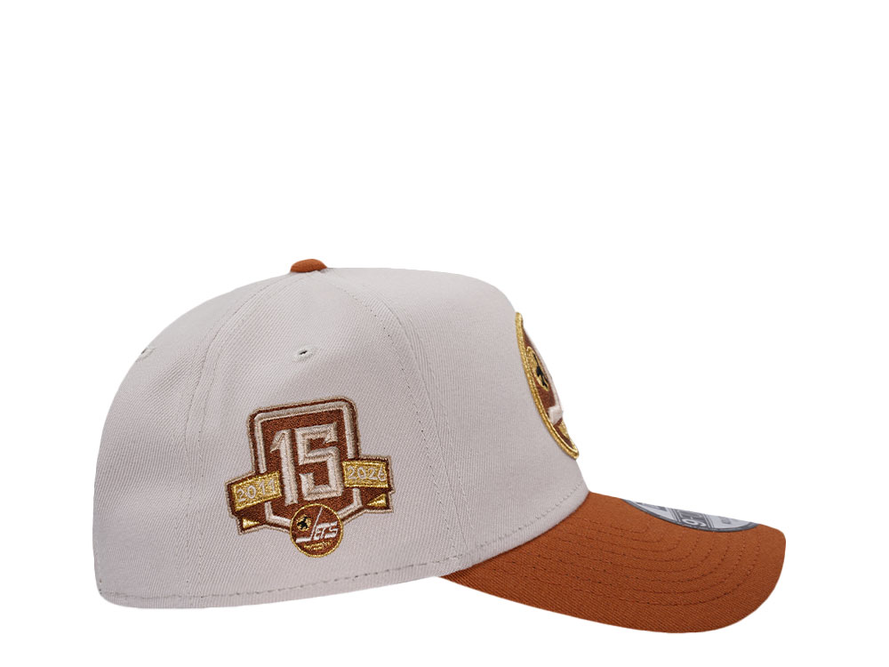 New Era Winnipeg Jet 15th Anniversary Chrome Two Tone Edition 9Forty A Frame Snapback Cap