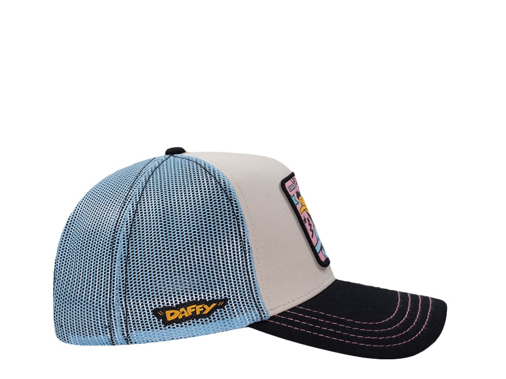 Capslab Looney Tunes Daffy Beige Trucker Snapback Cap