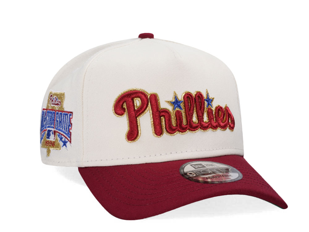 New Era Philadelphia Phillies All Star Game 1996 Chrome Gold Two Tone Edition 9Forty A Frame Snapback Cap