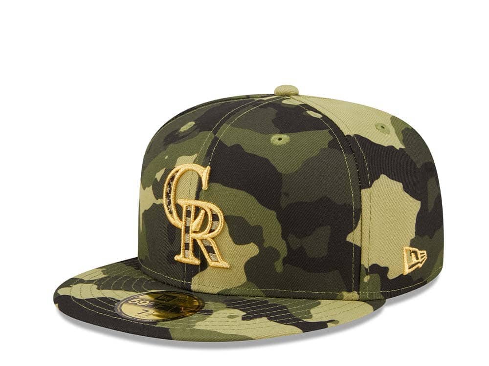 New Era Colorado Rockies Armed Forces Day 2022 59Fifty Fitted Cap