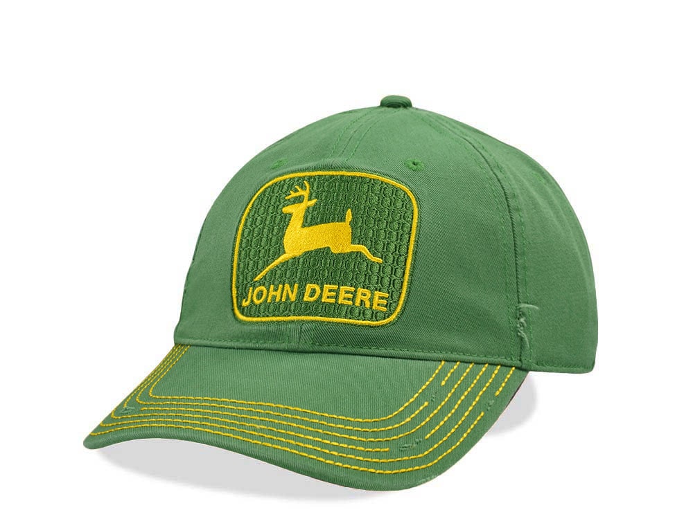 John Deere Vintage Dadhat Green Snapback Cap