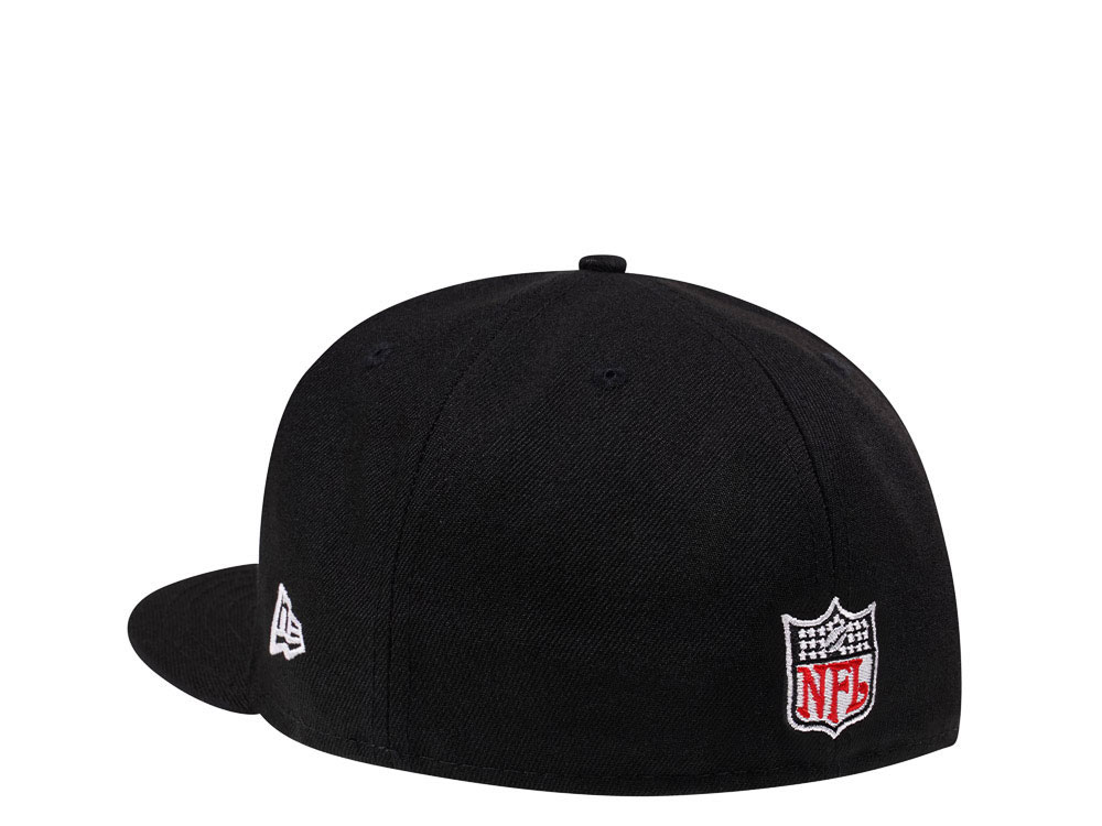 New Era Los Angeles Chargers Throwback Black Crimson Collection 59Fifty Fitted Cap