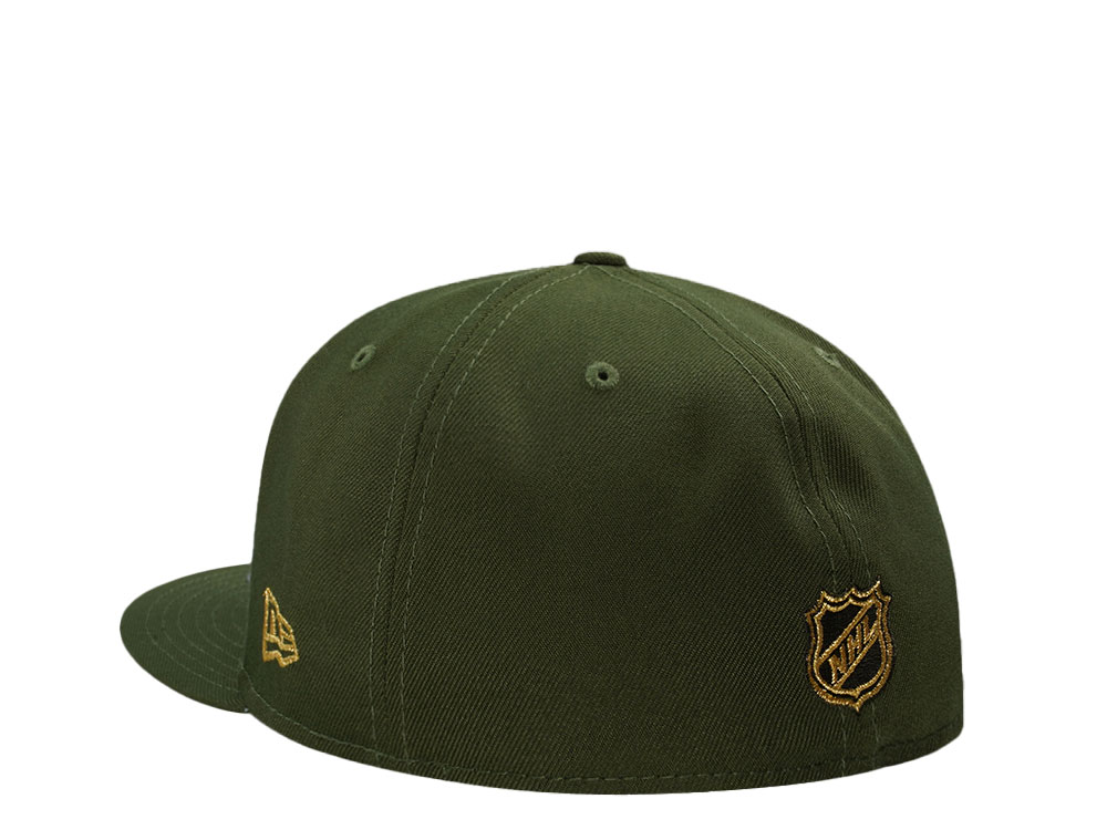New Era New York Rangers 100th Anniversary Rifle Green Prime Edition 59Fifty Fitted Cap