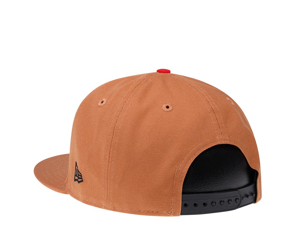 New Era Utah Jazz Tan Canvas Edition 9Fifty Snapback Cap