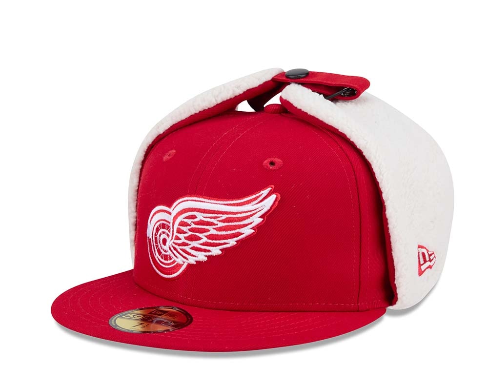 New Era Detroit Red Wings Classic Red 59Fifty Dogear Fitted Cap