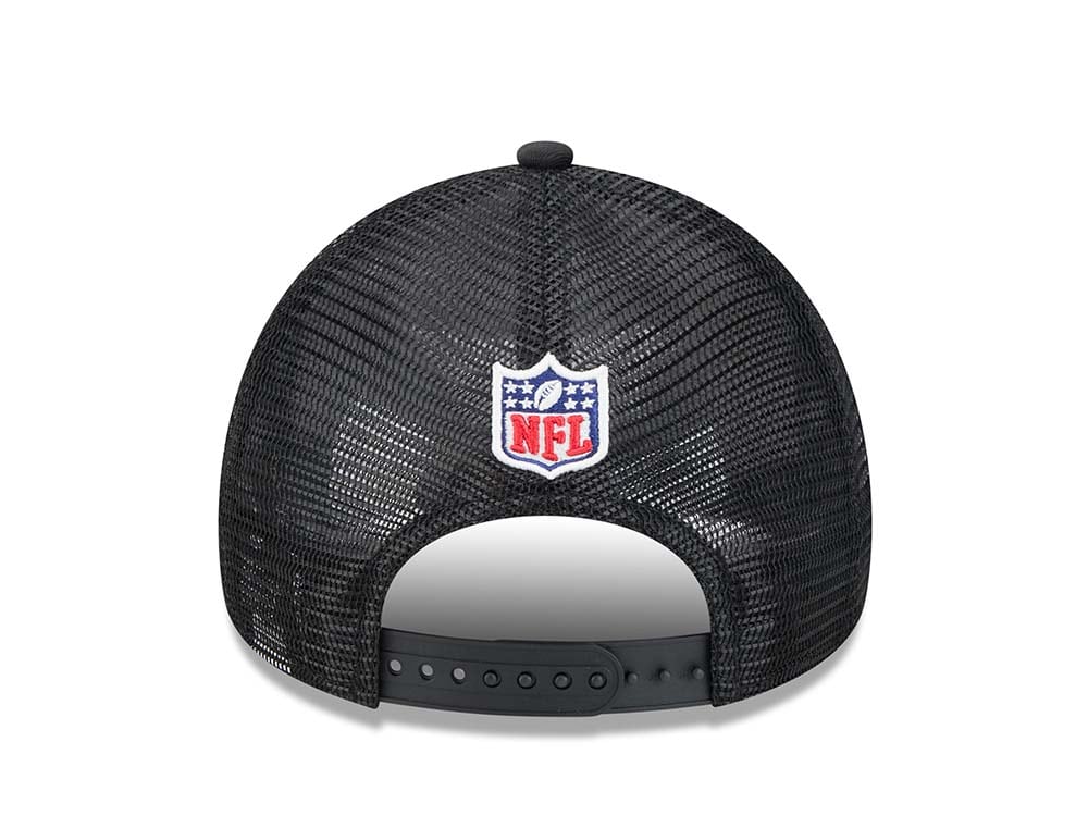 New Era Jacksonville Jaguars Sideline 2024 9Forty A Frame Trucker Snapback Cap