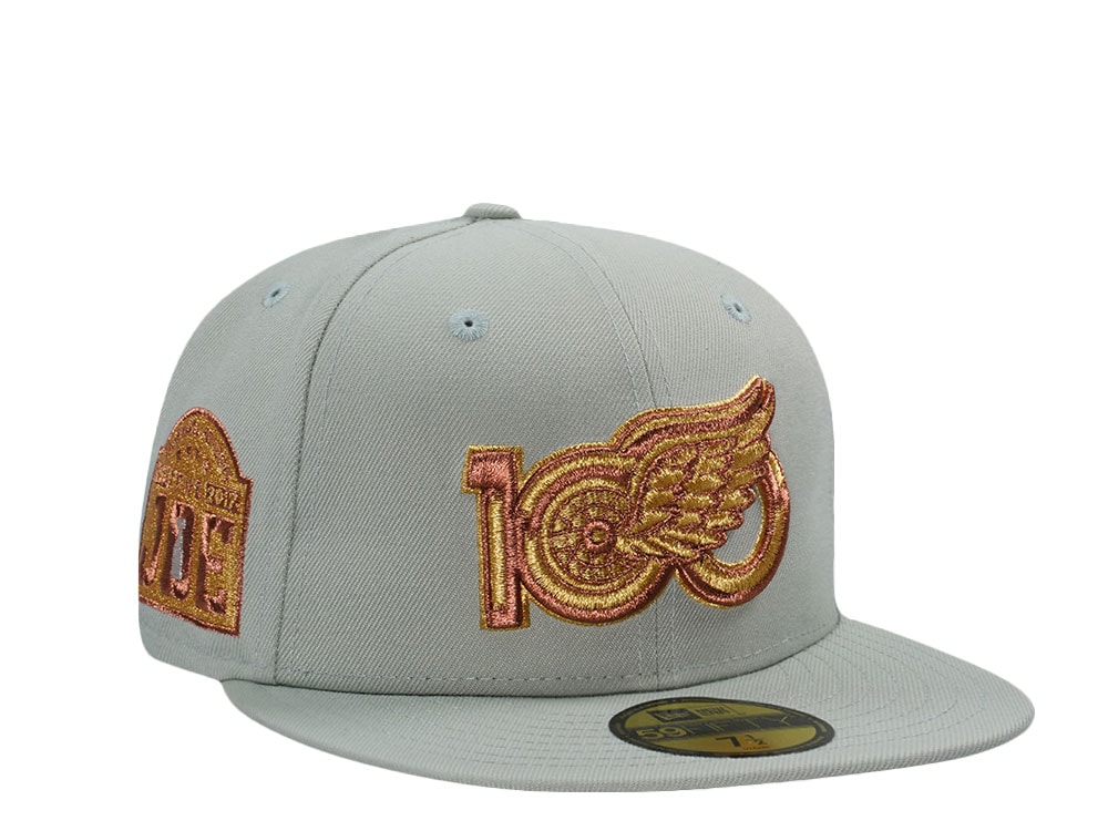 New Era Detroit Red Wings 100th Anniversary The Joe Evergreen Edition 59Fifty Fitted Cap