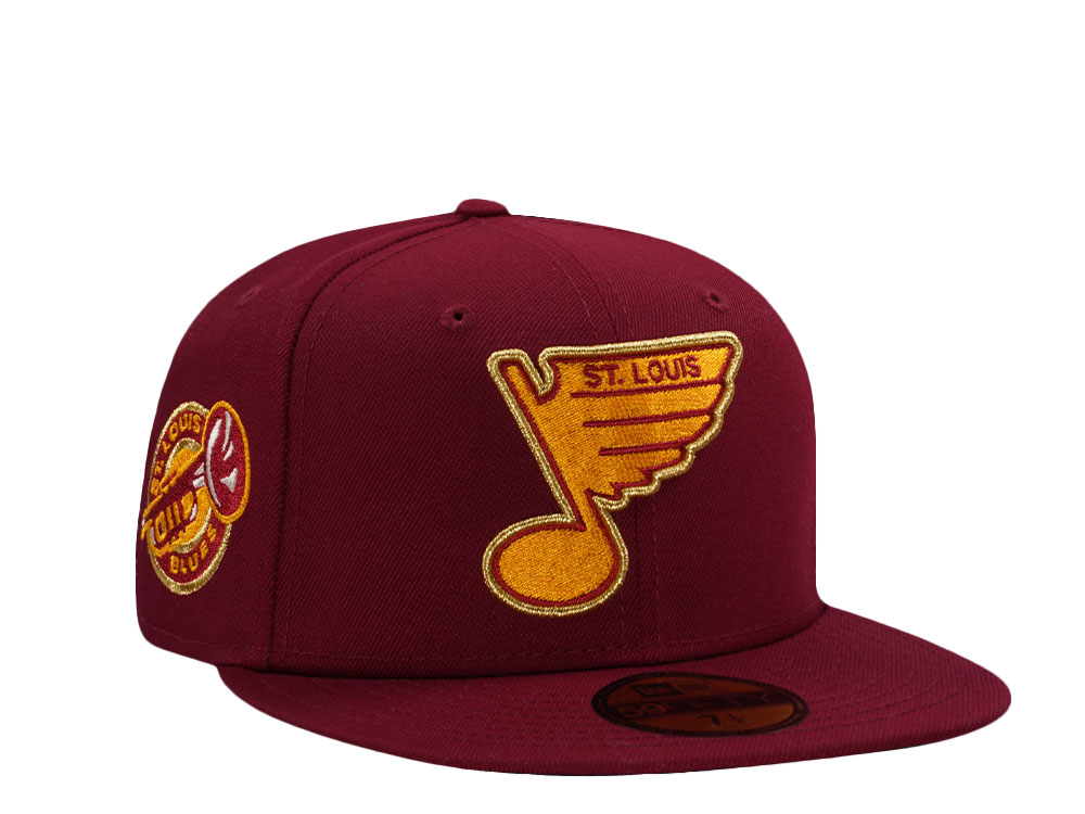 New Era St. Louis Blues Maroon Prime Edition 59Fifty Fitted Cap