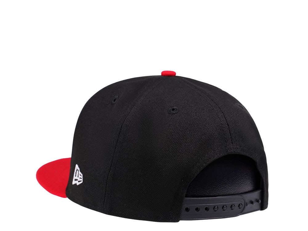 New Era New England Patriots Black and Red Edition 9Fifty Snapback Cap