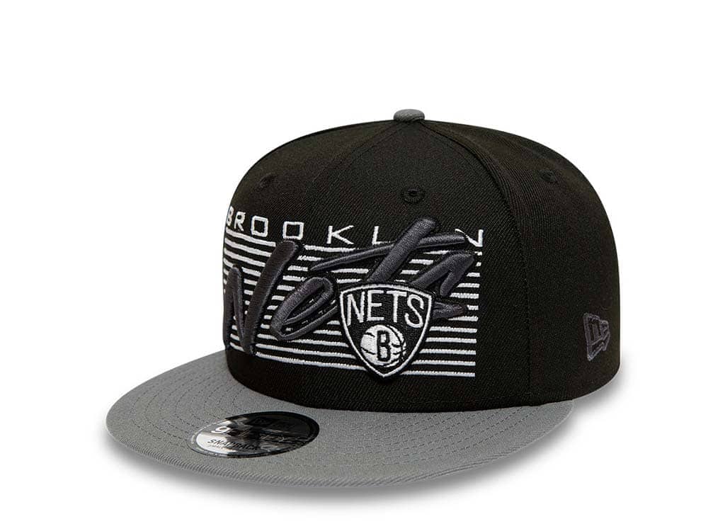 New Era Brooklyn Nets Team Wordmark 9Fifty Snapback Cap