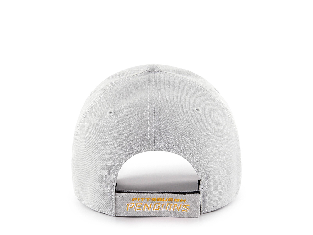 47Brand Pittsburgh Penguins Gray Classic Strapback Cap