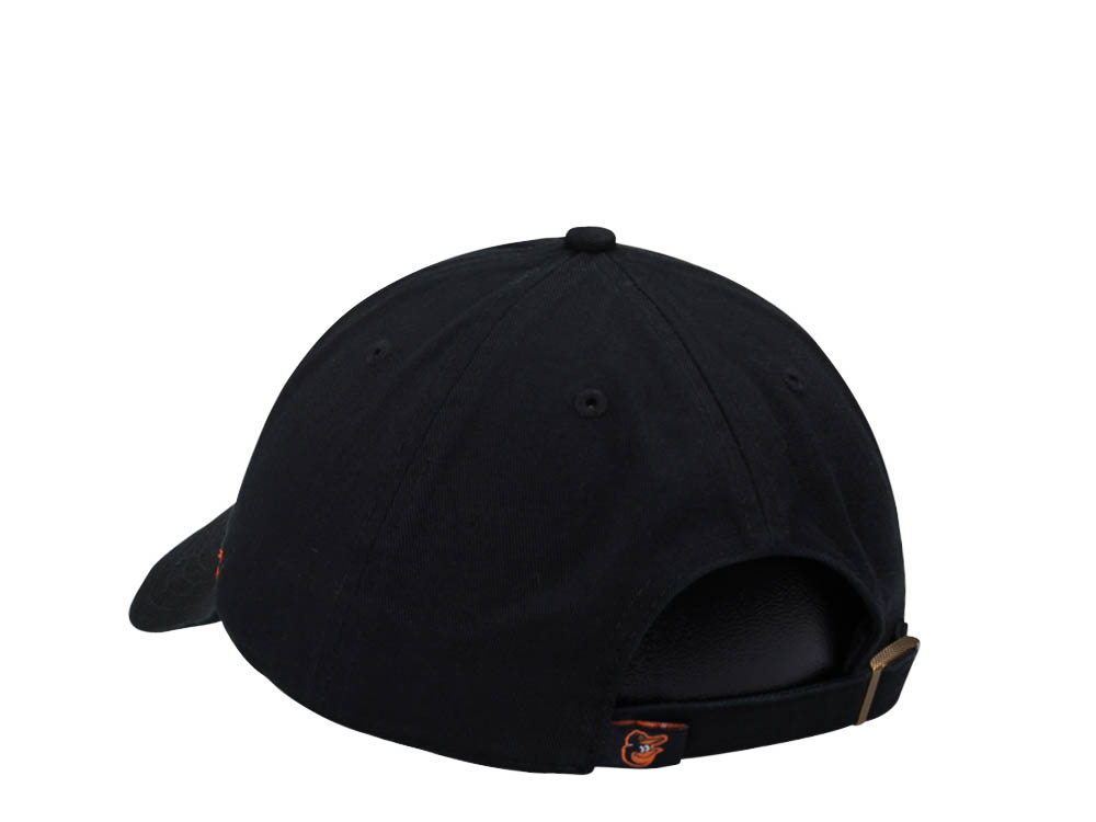 47Brand Baltimore Orioles Black Clean up Strapback Cap