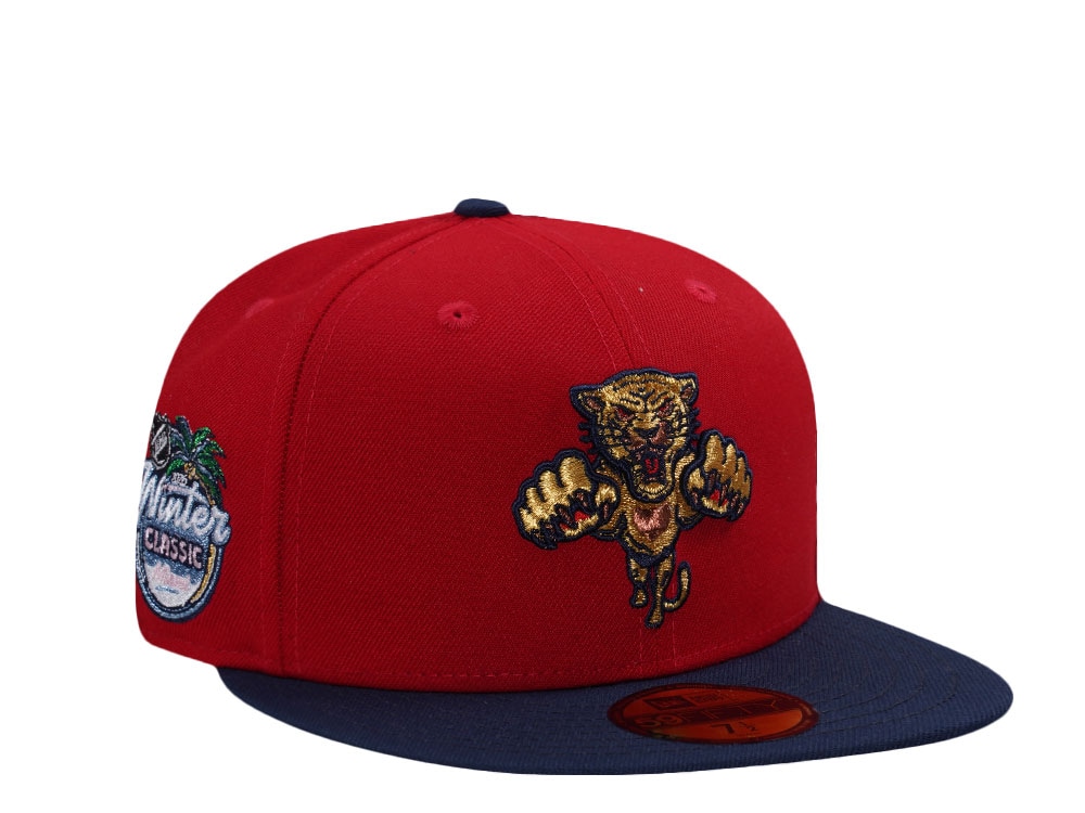 New Era Florida Panthers Winter Classic 2026 Scarlet Two Tone Edition 59Fifty Fitted Cap