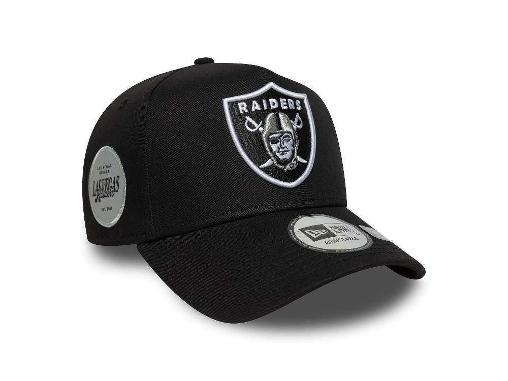 New Era Las Vegas Raiders Side Patch 9Forty A Frame Snapback Cap