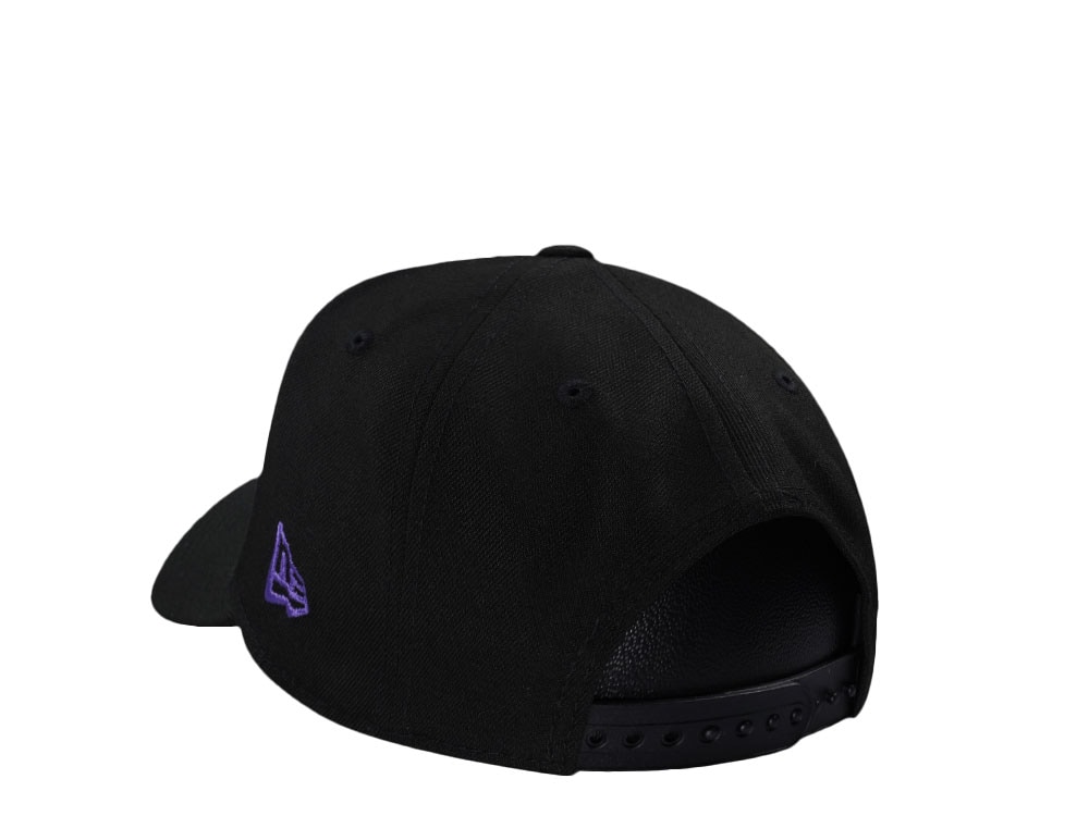 New Era Toronto Raptors 30th Anniversary Black Prime Edition 9Forty A Frame Snapback Cap