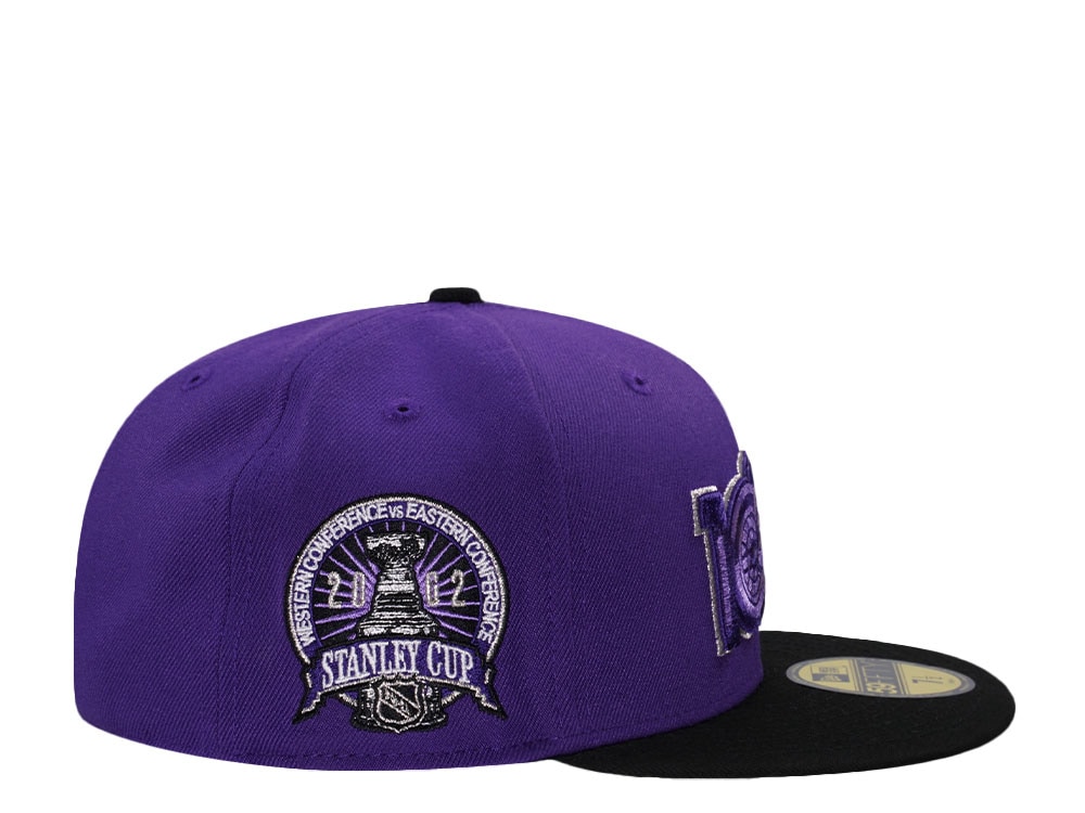 New Era Detroit Red Wings Stanley Cup Final 2002 Purple Two Tone Edition 59Fifty Fitted Cap