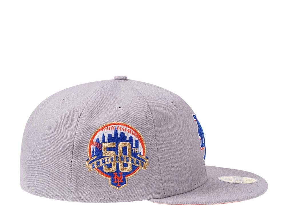 New Era New York Mets 50th Anniversary Fresh Gray Edition 59Fifty Fitted Cap