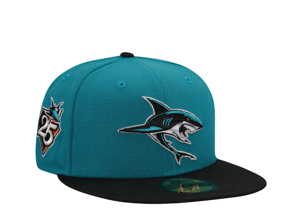New Era San Jose Sharks 25th Anniversary Two Tone Prime Edition 59Fifty Fitted Cap