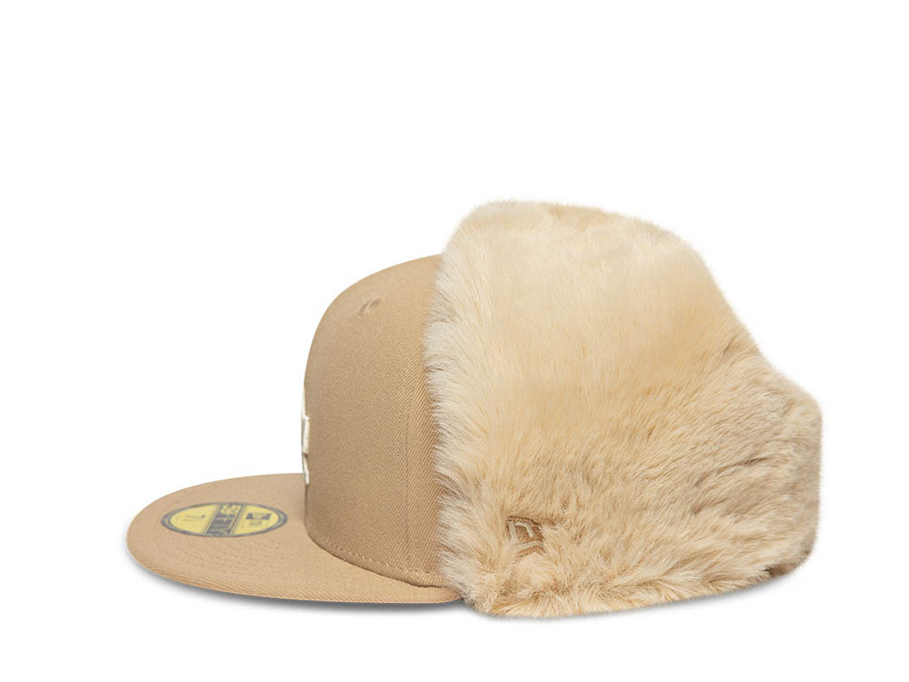 New Era Los Angeles Dodgers World Series 1981 Camel Prime Edition 59Fifty Dogear Fitted Cap