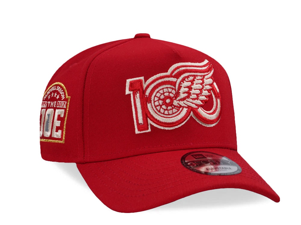 New Era Detroit Red Wings Farewell Season Red Prime Edition 9Forty A Frame Snapback Cap