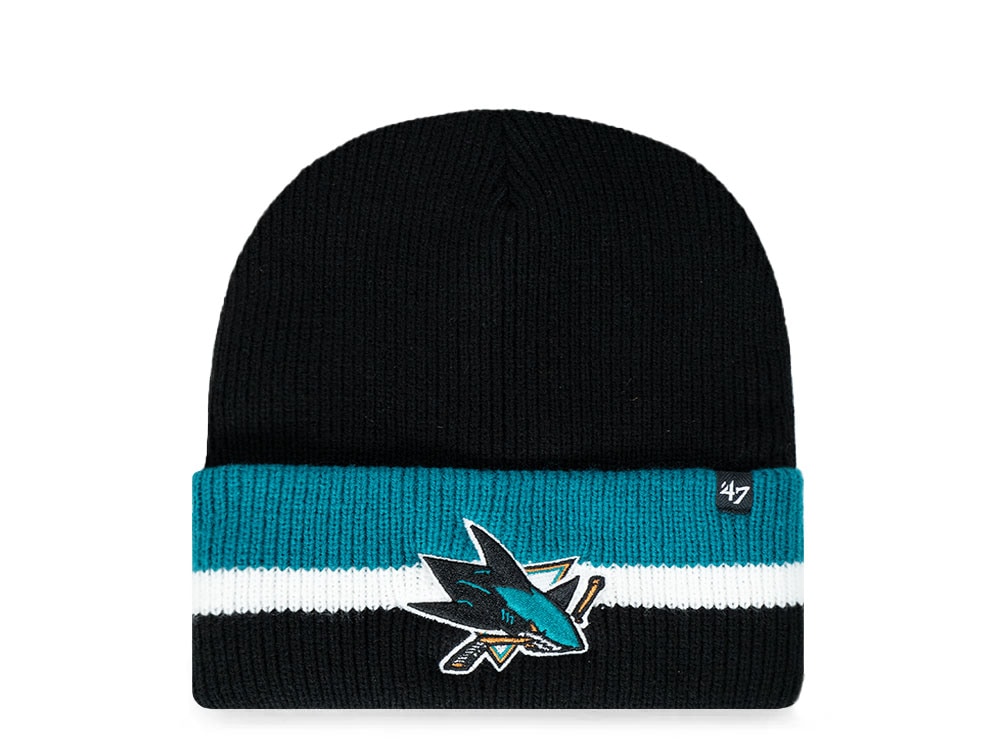 47Brand San Jose Sharks Black Split Pipot