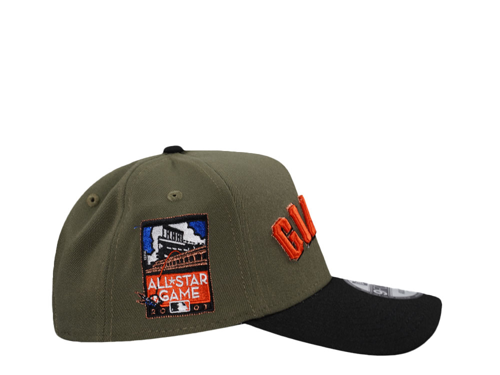 New Era San Francisco Giants All Star Game 2007 Olive Two Tone Edition 9Forty A Frame Snapback Cap