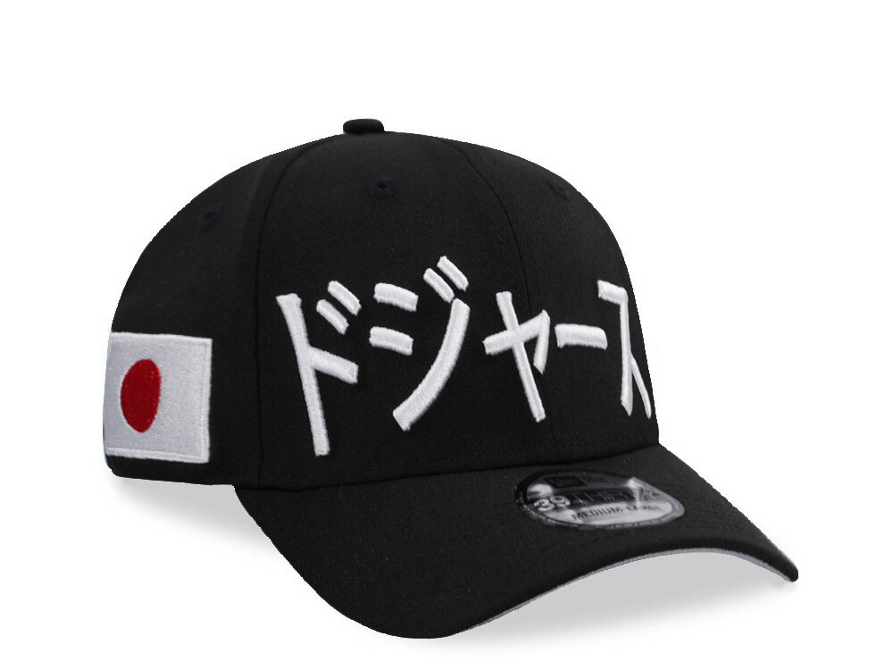 New Era Los Angeles Dodgers Kanji Japan Black Edition 39Thirty Stretch Cap