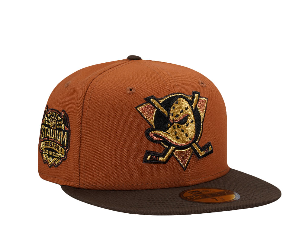 New Era Anaheim Ducks Stadium Series 2014 Brown Two Tone Edition 59Fifty Fitted Cap
