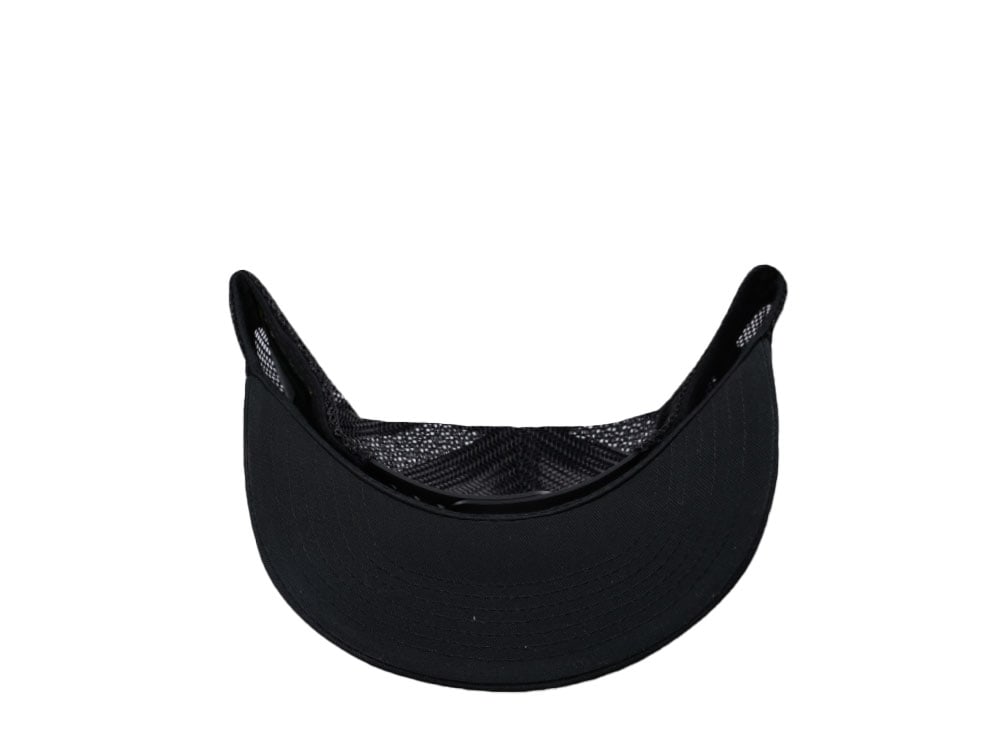 John Deere Black Raised Embroidery Trucker Snapback Cap