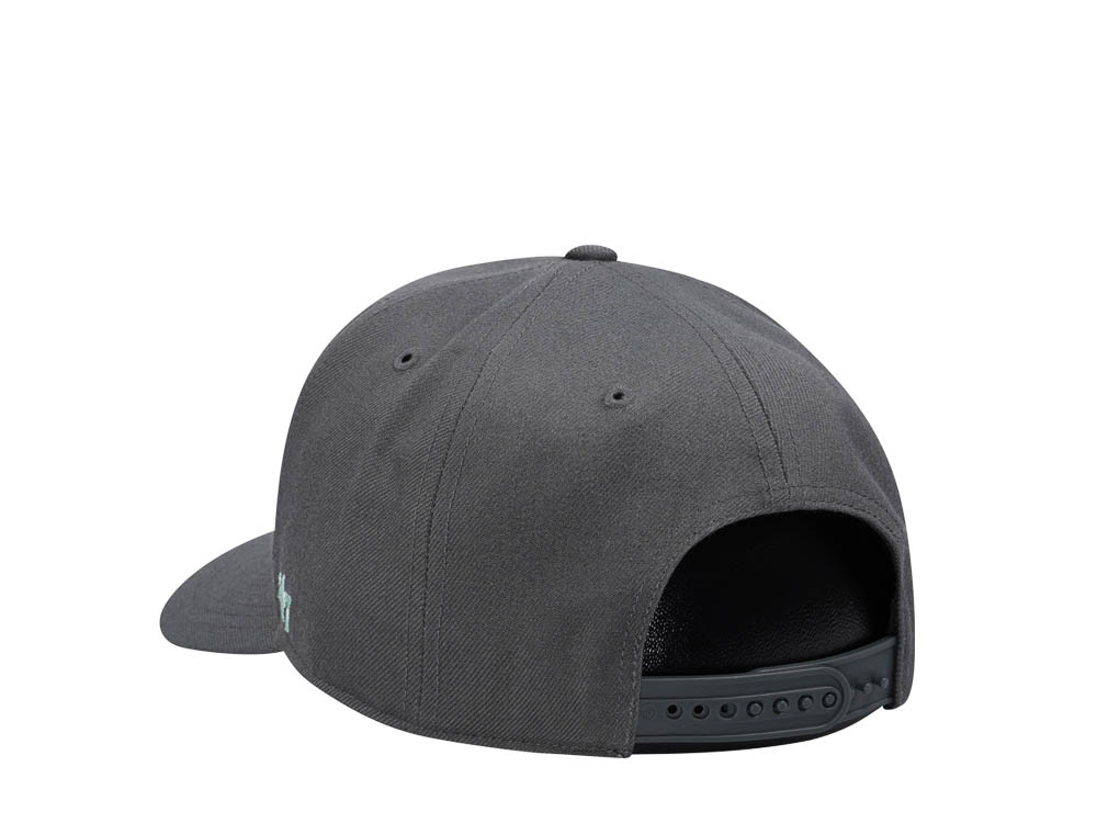 47Brand Oakland Athletics Charcoal Cold Zone MVP DP Snapback Cap