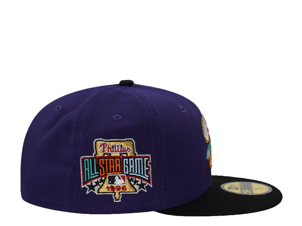 New Era Philadelphia Phillies All Star Game 1996 Purple Two Tone Edition 59Fifty Fitted Cap