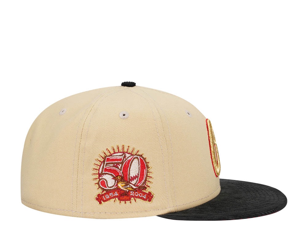New Era Baltimore Orioles 50th Anniversary Double Gold Cord Prime Edition 59Fifty Fitted Cap