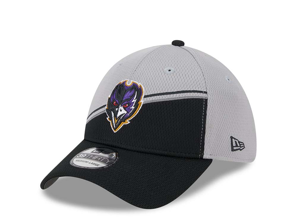New Era Baltimore Ravens NFL Sideline 2023 39Thirty Stretch Cap