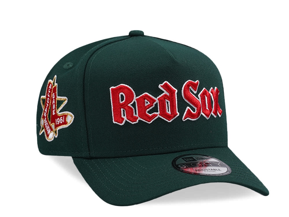 New Era Boston Red Sox All Star Game 1961 Dark Green Prime Edition 9Forty A Frame Snapback Cap