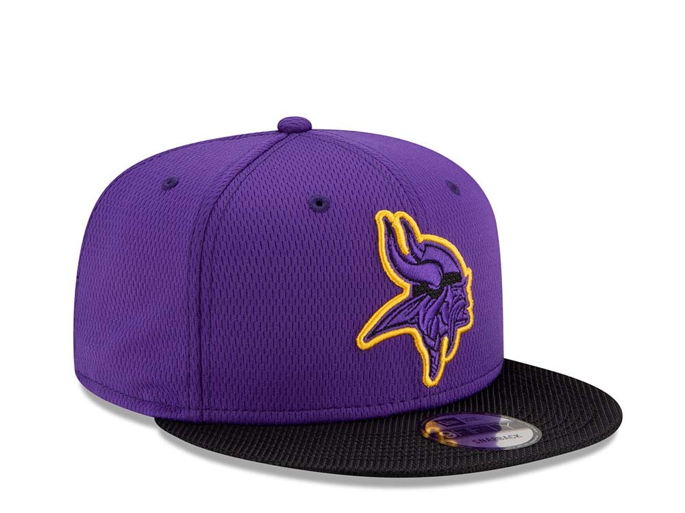 New Era Minnesota Vikings Road Sideline 21 9Fifty Snapback Cap