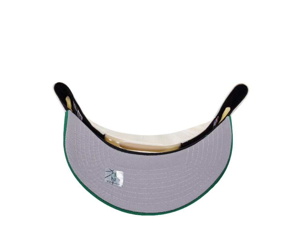 New Era Boston Celtics Script Chrome Two Tone Edition 9Forty A Frame Snapback Cap