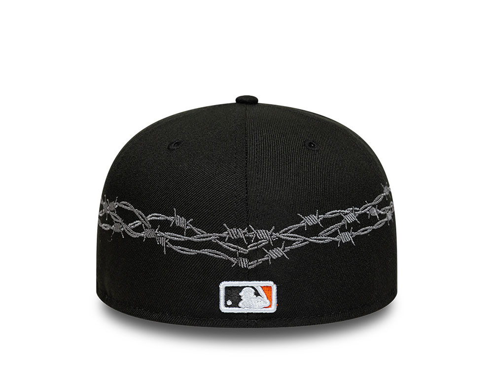 New Era Detroit Tigers MLB Icon Barbwire Black Prime Edition 59Fifty Fitted Cap