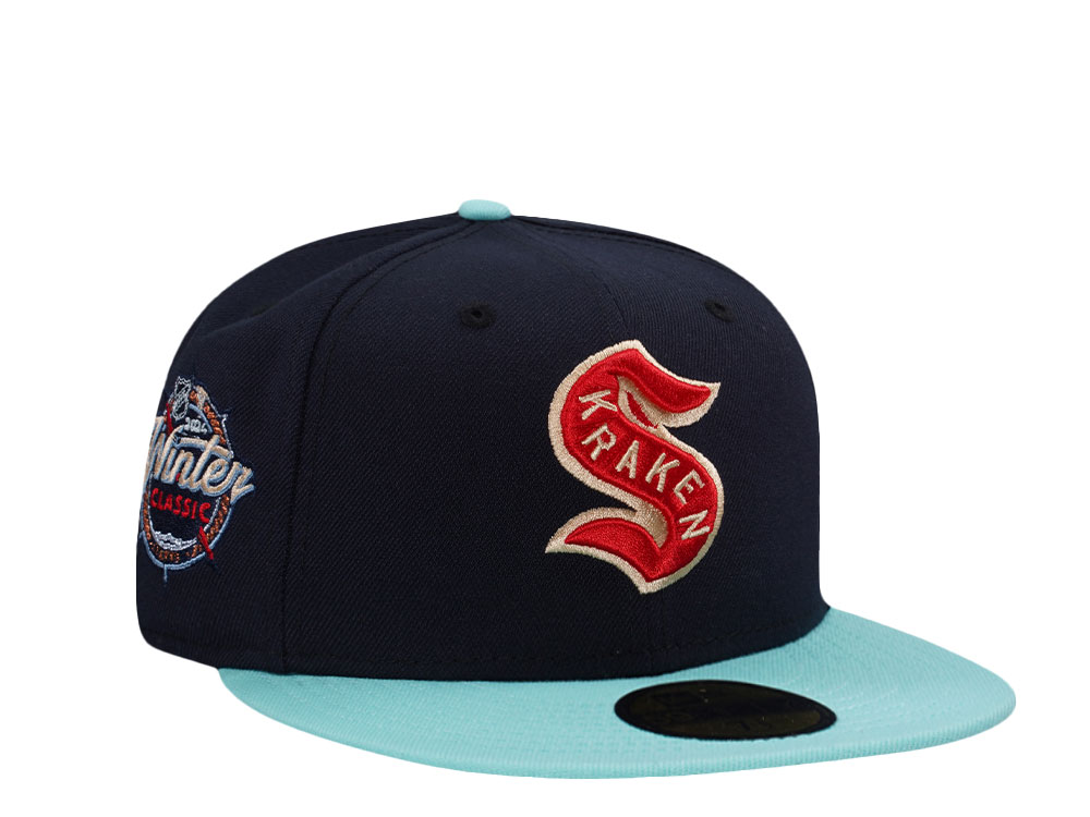 New Era Seattle Kraken Winter Classic 2024 Prime Two Tone Edition 59Fifty Fitted Cap