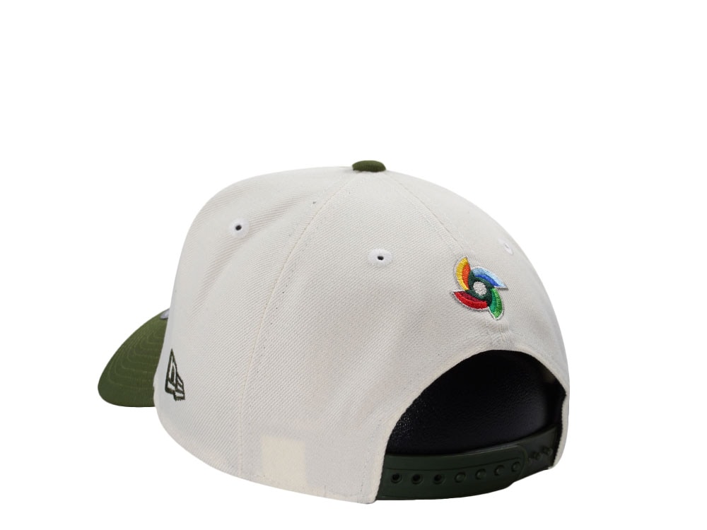 New Era World Baseball Classic Mexico Chrome Two Tone Edition 9Forty A Frame Snapback Cap