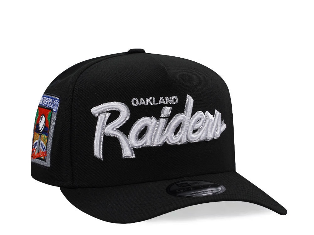 New Era Las Vegas Raiders Super Bowl XI Black Prime Edition 9Fifty A Frame Snapback Cap