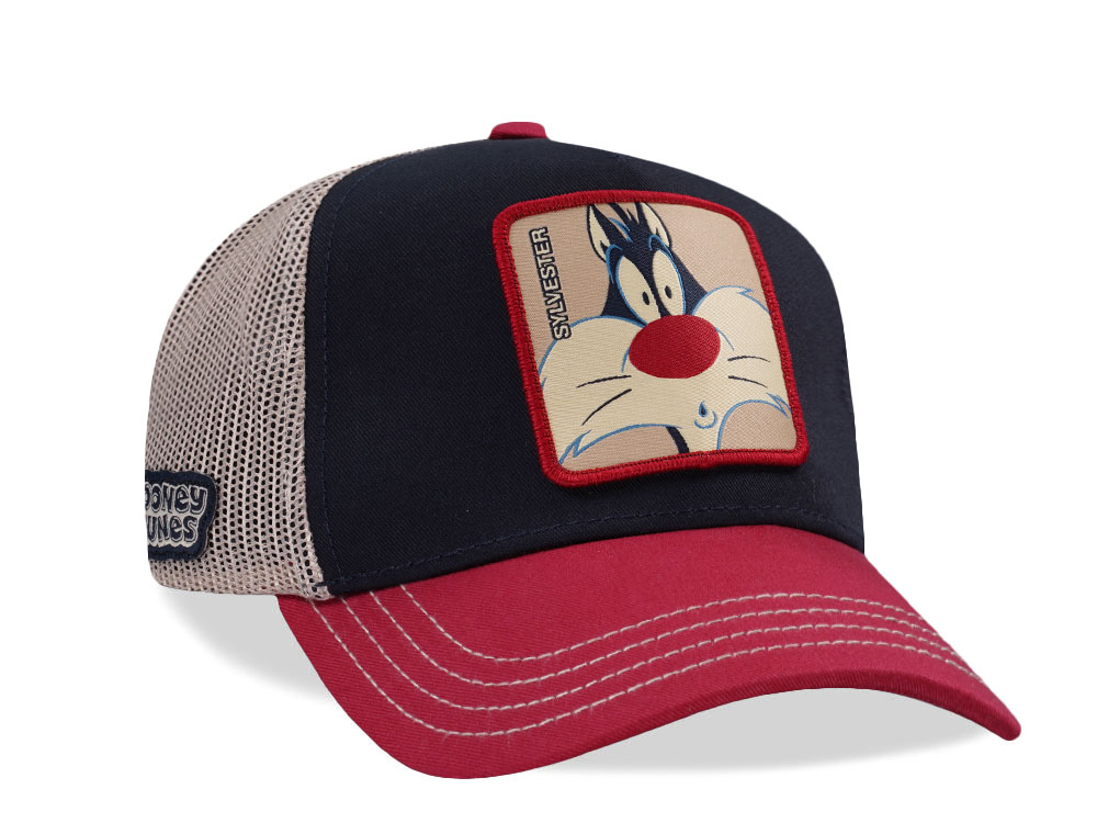 Capslab Looney Tunes Sylvester Trucker Snapback Cap
